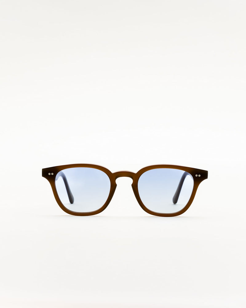 River Chocolate - blue gradient lens