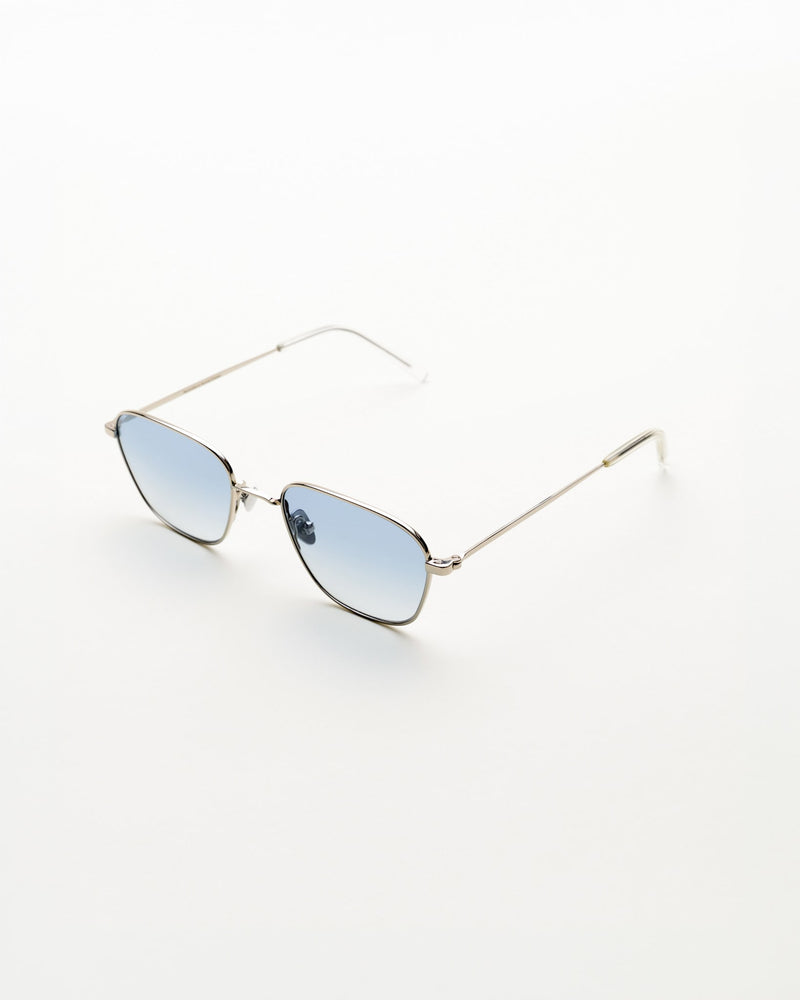 Otis Silver - blue gradient lens
