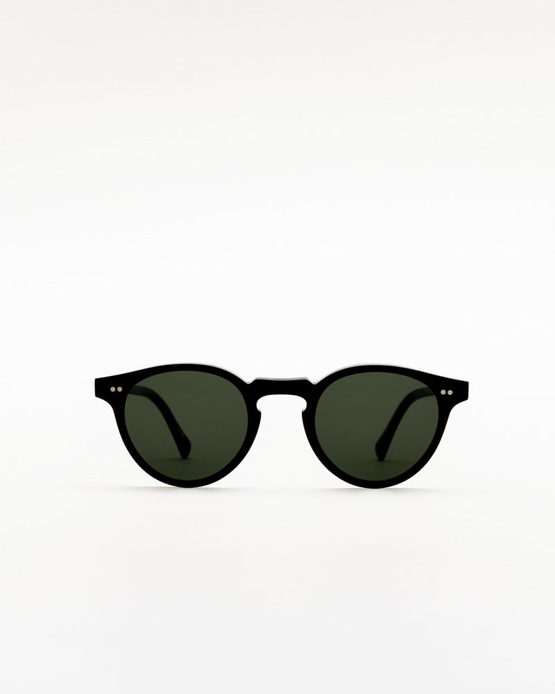 Forest Black - green solid lens