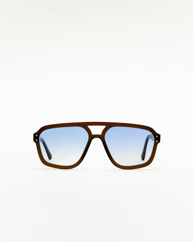Jet Chocolate - blue gradient lens