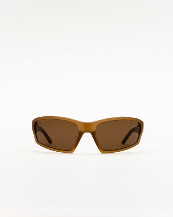 Raven matt Cola - brown solid polarized lens