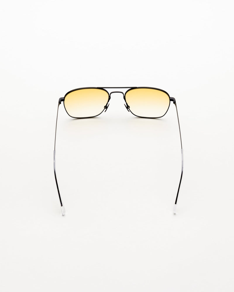 Dion matt Black - yellow gradient lens