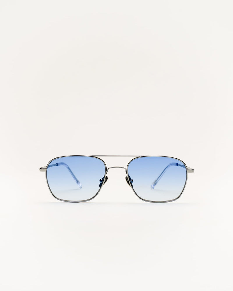 Dion Silver - blue gradient lens