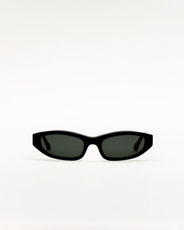 Miles Black - Green solid lens