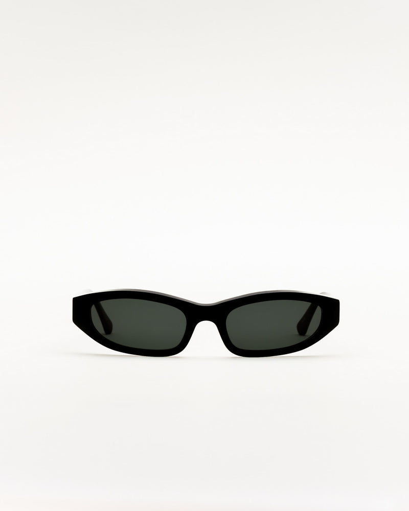 Miles Black - Green solid lens