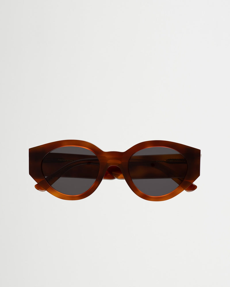 Polly Amber - grey solid lens