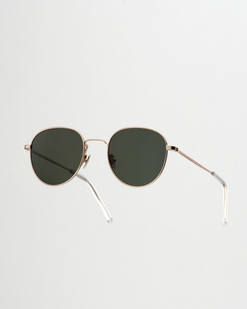Rio Gold - green solid lens