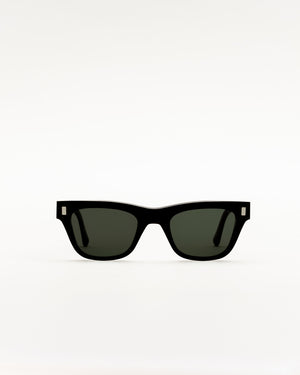 Aki Black - green solid lens