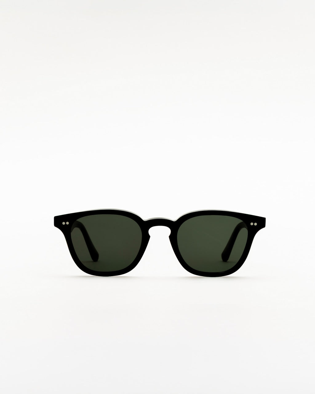 River Black - green solid lens