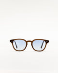 River Chocolate - blue gradient lens
