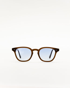 River Chocolate - blue gradient lens