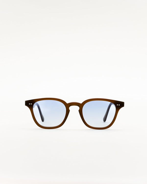 River Chocolate - blue gradient lens