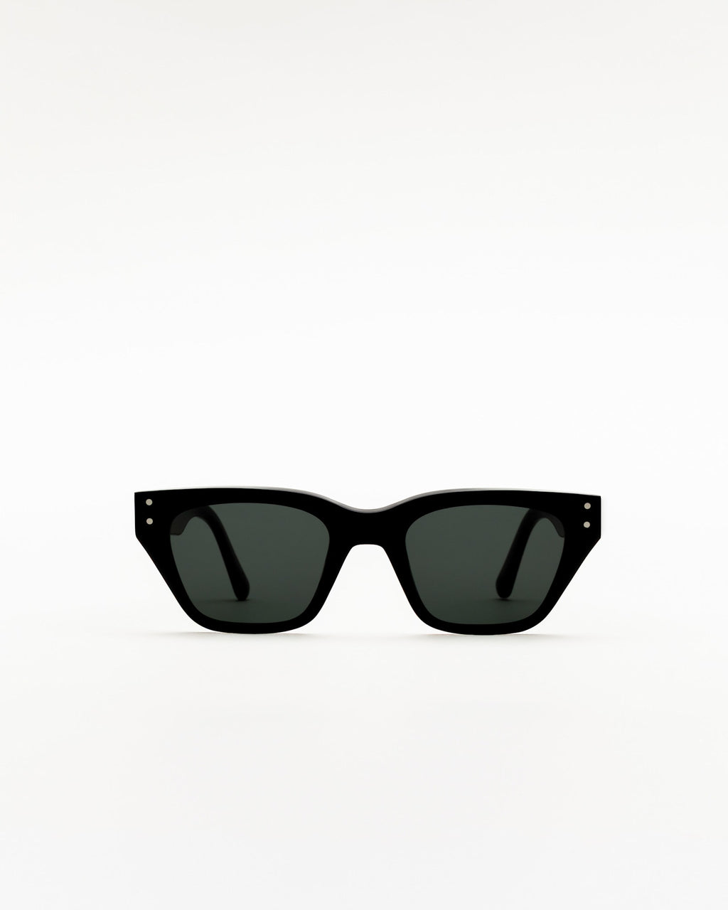 Memphis Black - green solid lens