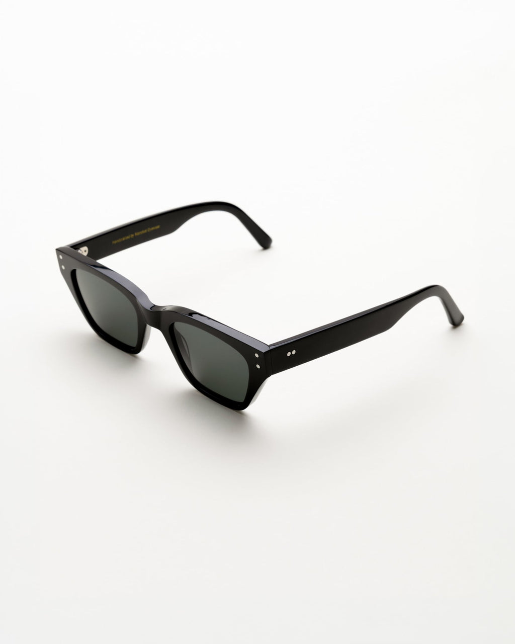 Memphis Black - green solid lens