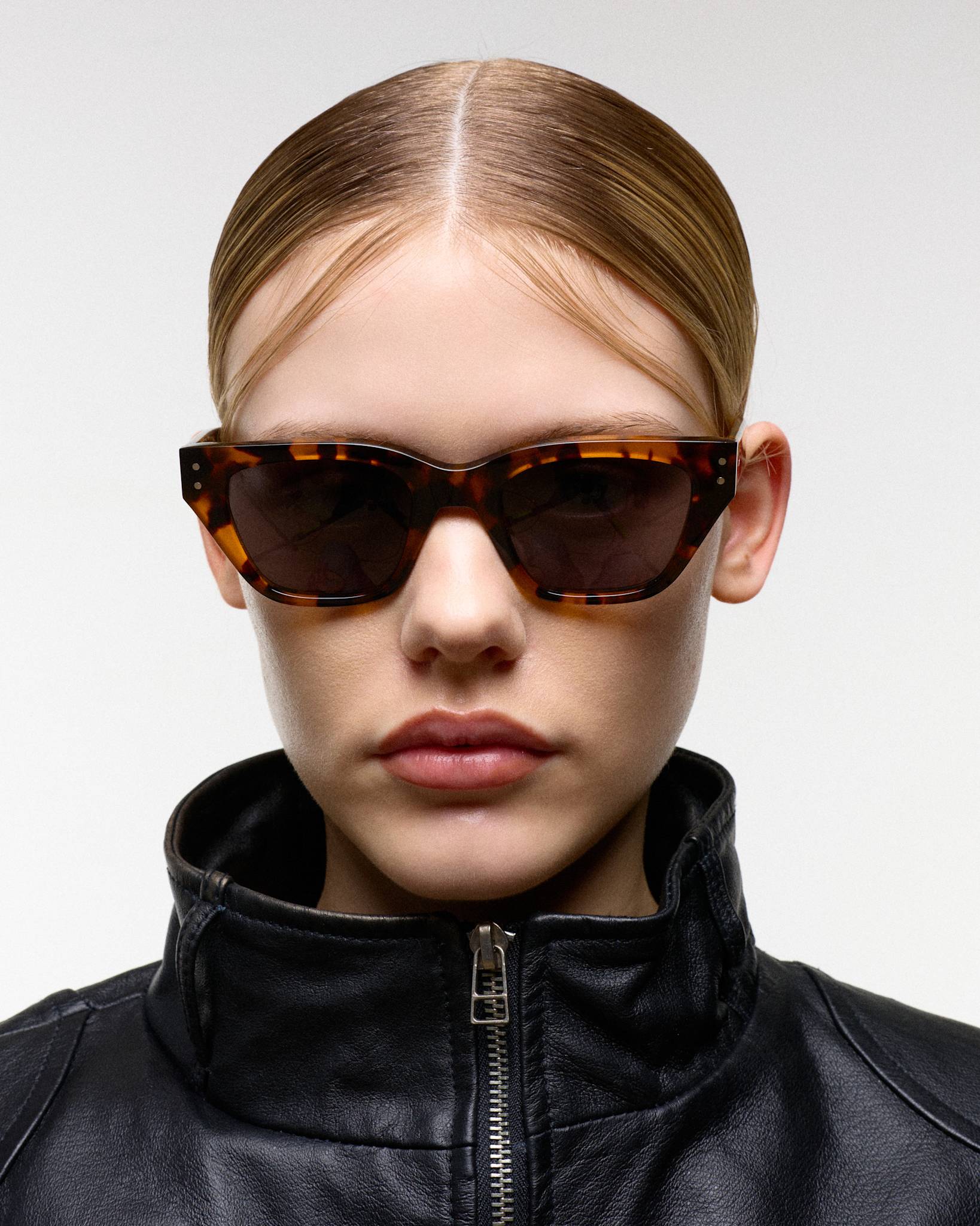 Memphis Havana - grey solid lens