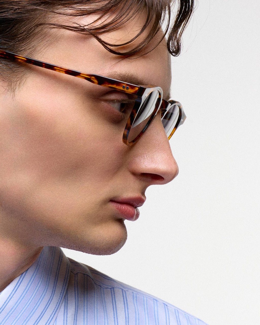 Forest Havana - grey solid lens