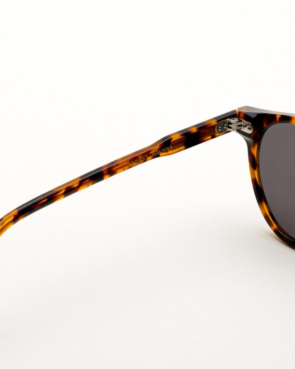 Forest Havana - grey solid lens