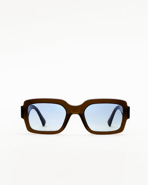Apollo Chocolate - blue gradient lens