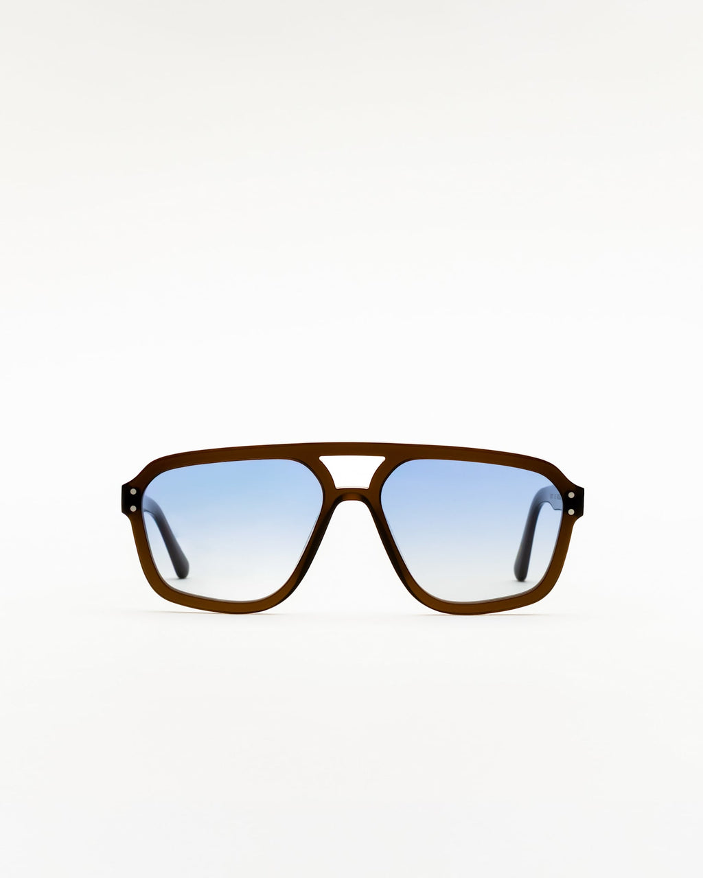 Jet Chocolate - blue gradient lens