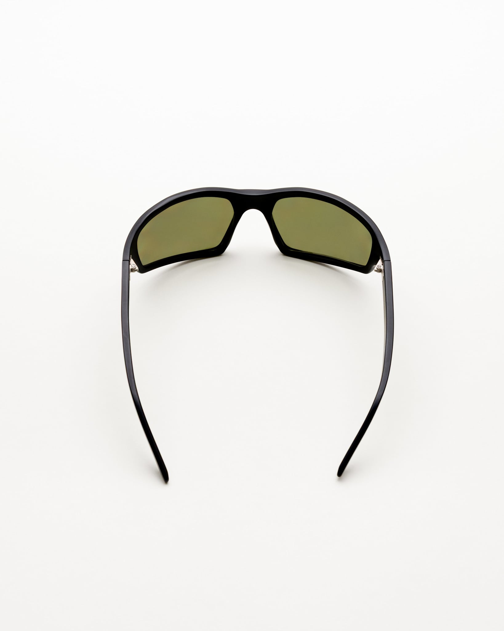 Raven matt Black - green solid polarized lens