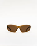 Raven matt Cola - brown solid polarized lens
