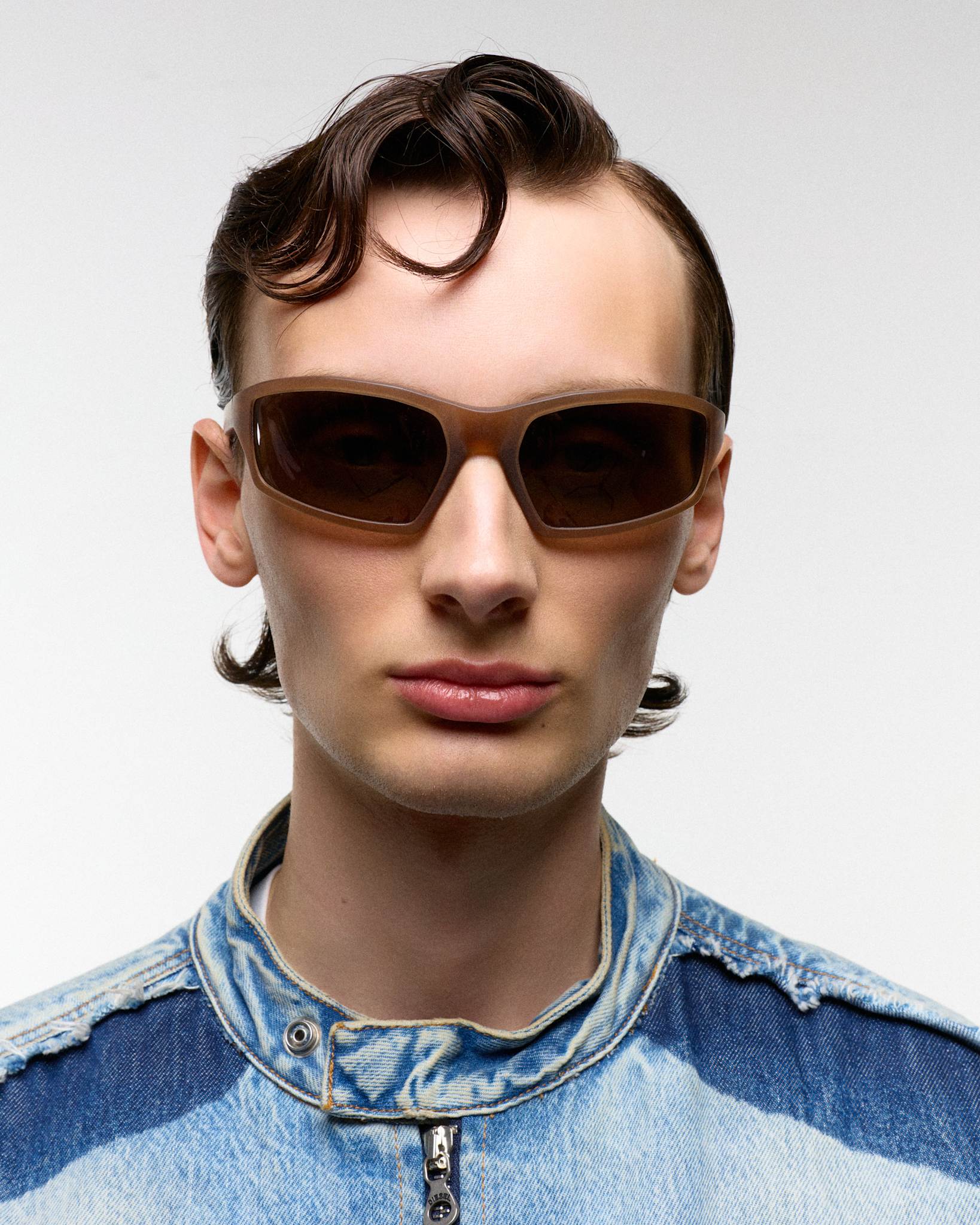 Raven matt Cola - brown solid polarized lens