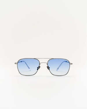 Dion Silver - blue gradient lens