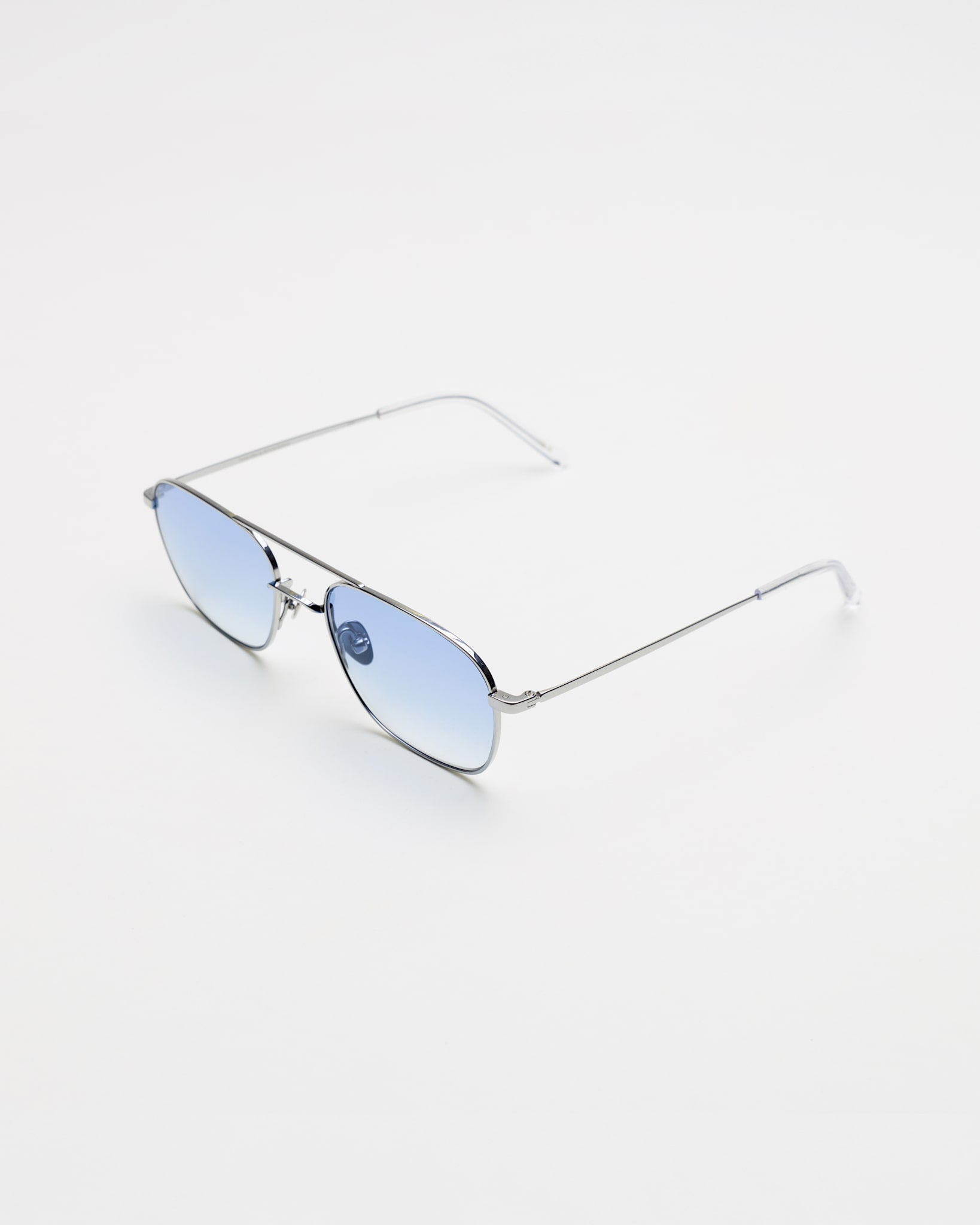 Dion Silver - blue gradient lens