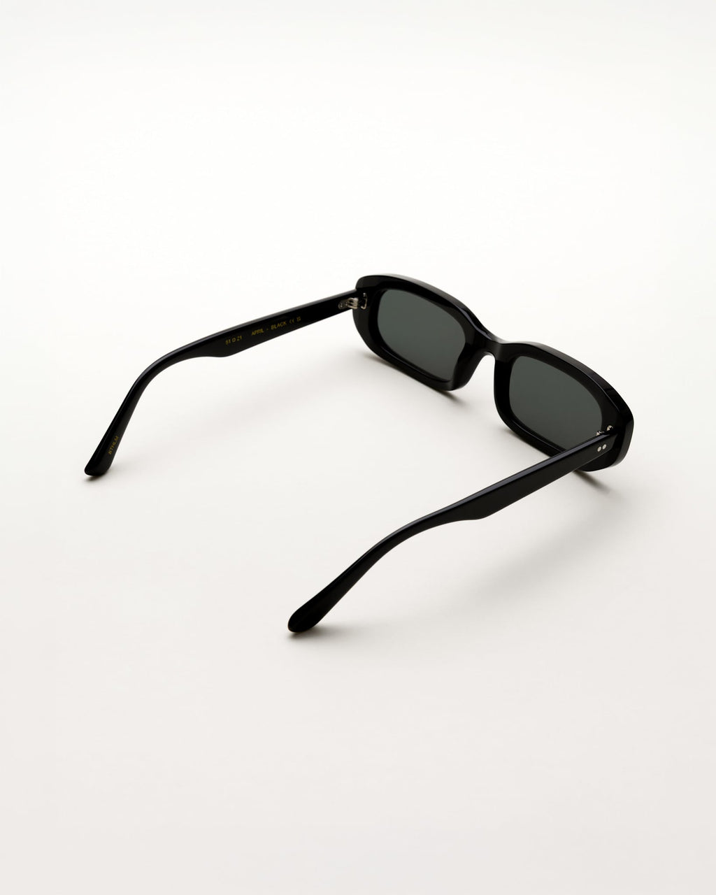 April Black - green solid lens