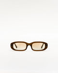 April Chocolate - brown gradient lens