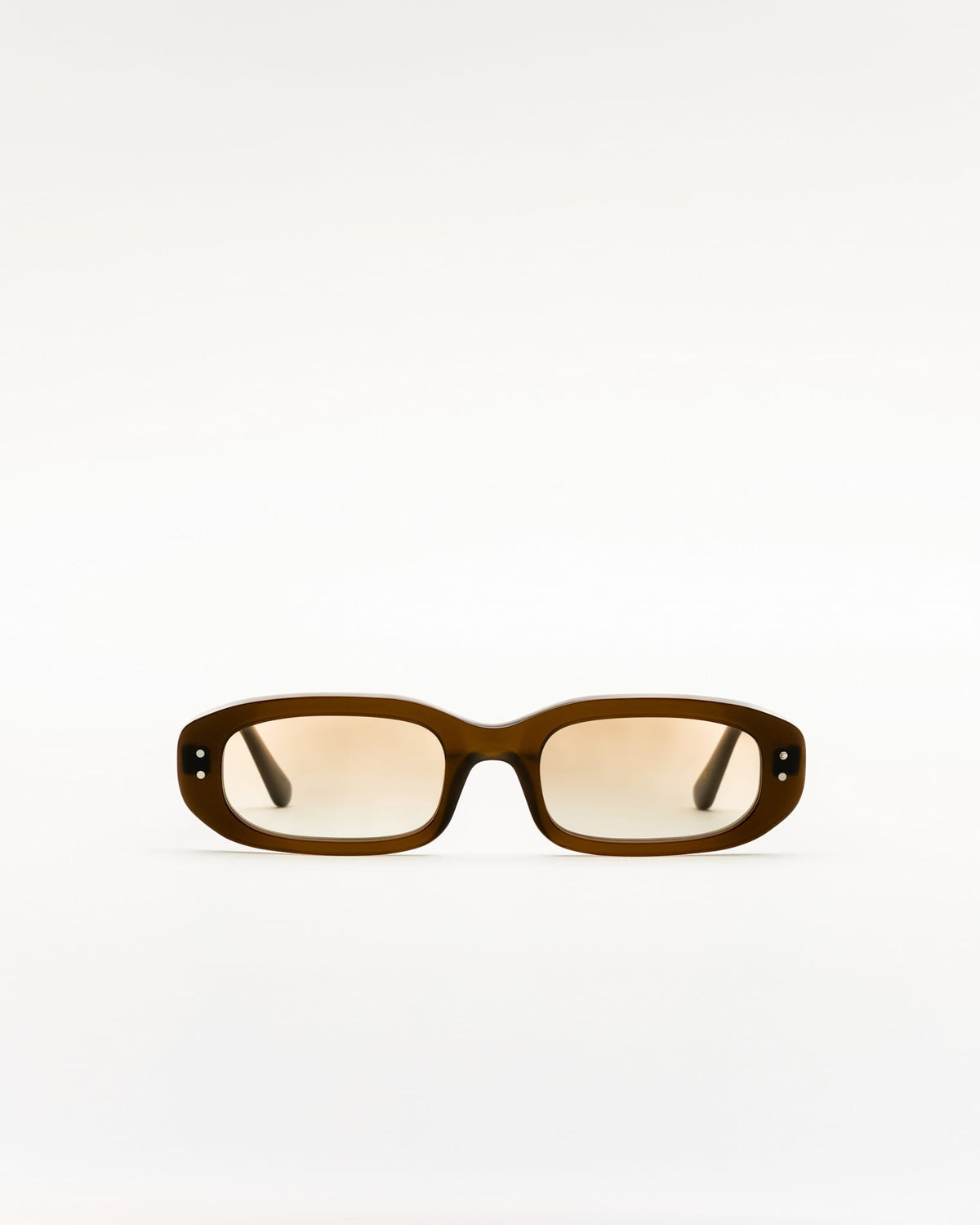 April Chocolate - brown gradient lens