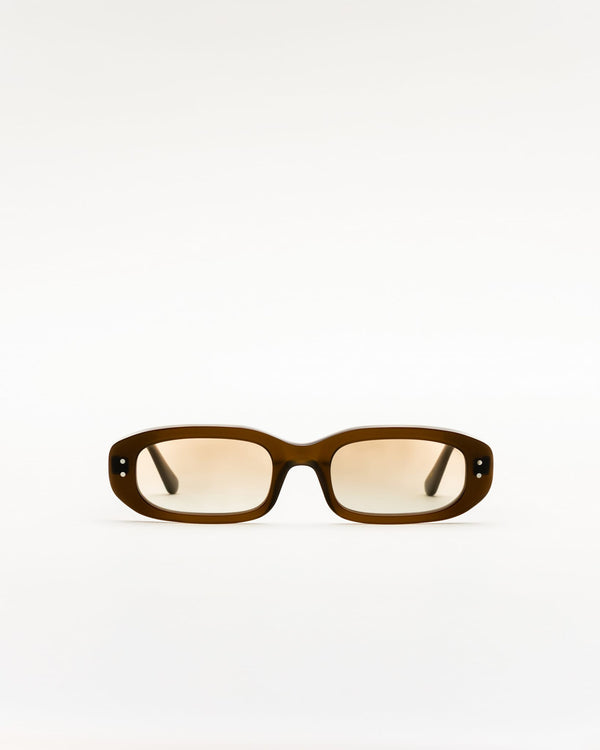 April Chocolate - brown gradient lens