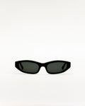 Miles Black - Green solid lens