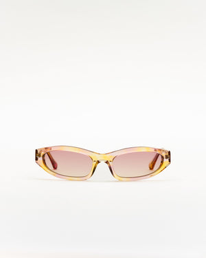 Miles Laguna Beach Yellow - rose gradient lens