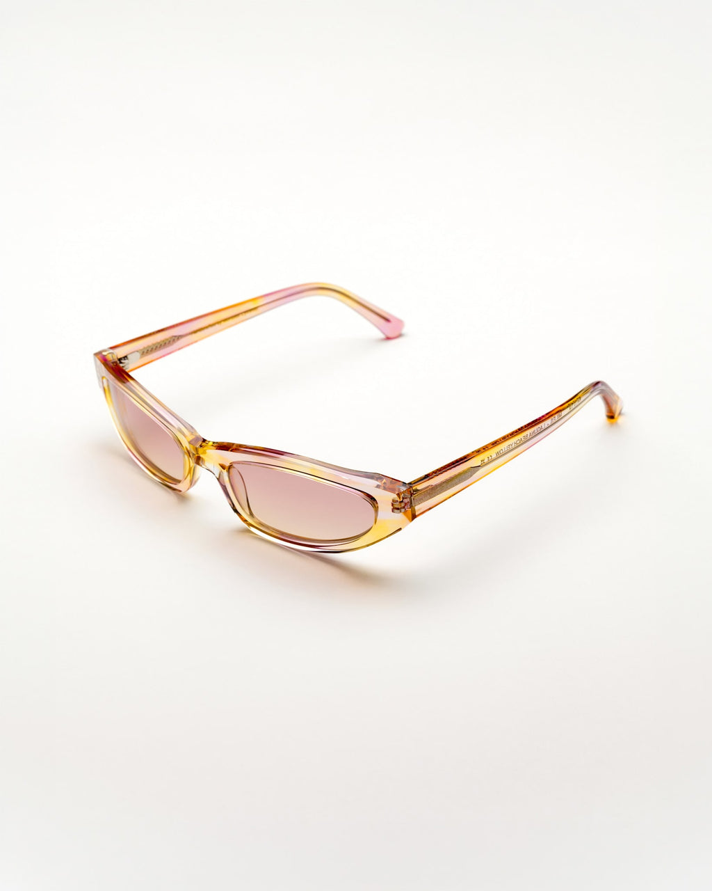Miles Laguna Beach Yellow - rose gradient lens
