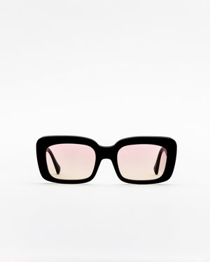 Molly Black - rose gradient lens