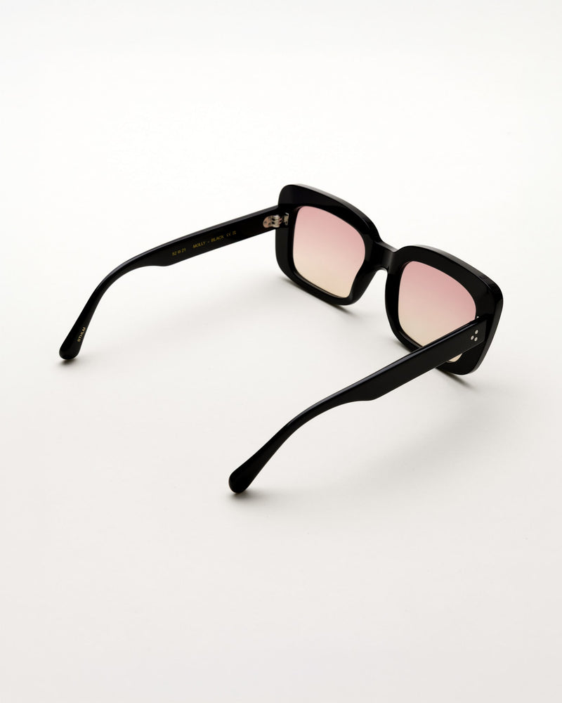Molly Black - rose gradient lens