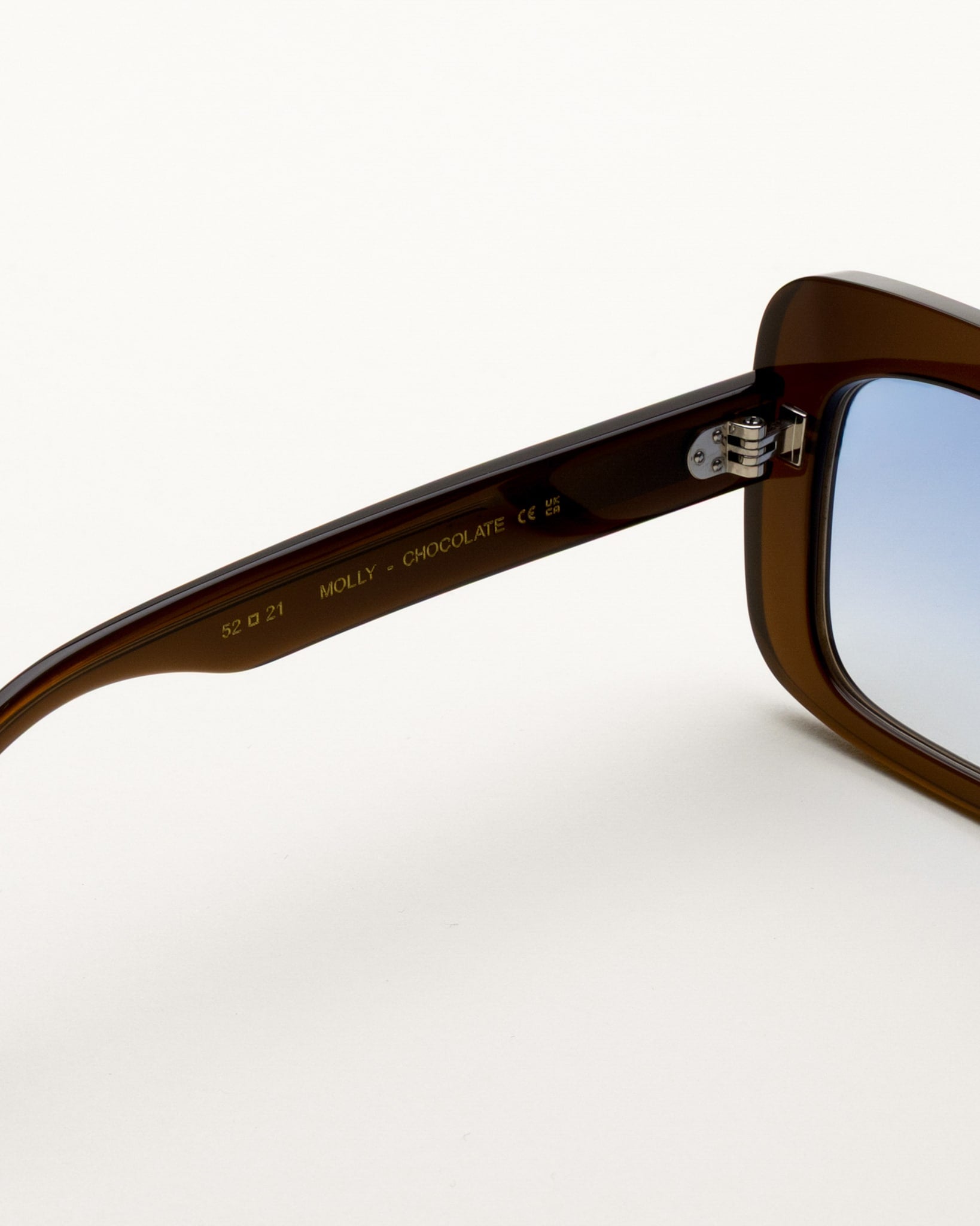 Molly Chocolate - blue gradient lens