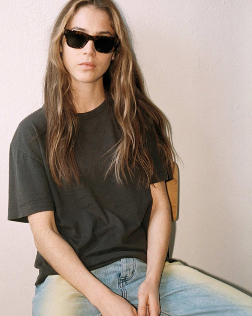 Aki Havana - grey solid lens