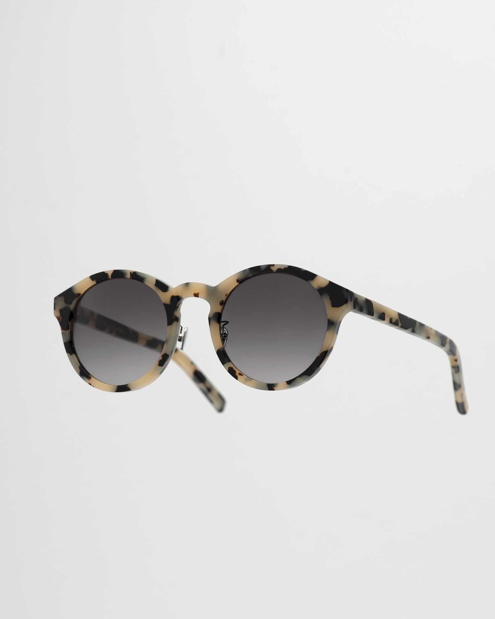 Barstow Black/White havana - grey gradient lens