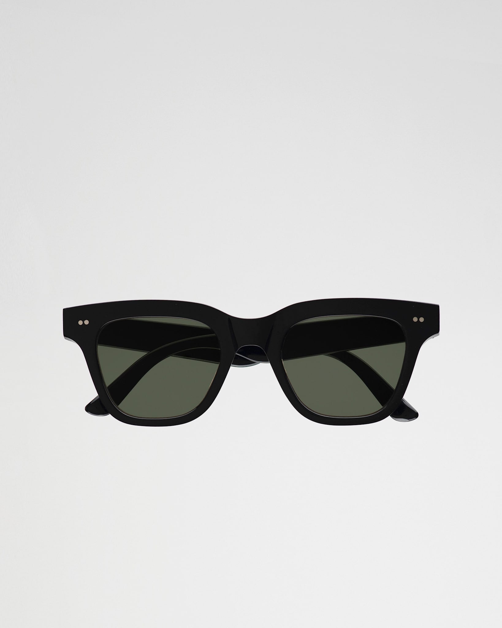Ellis Black - green solid lens