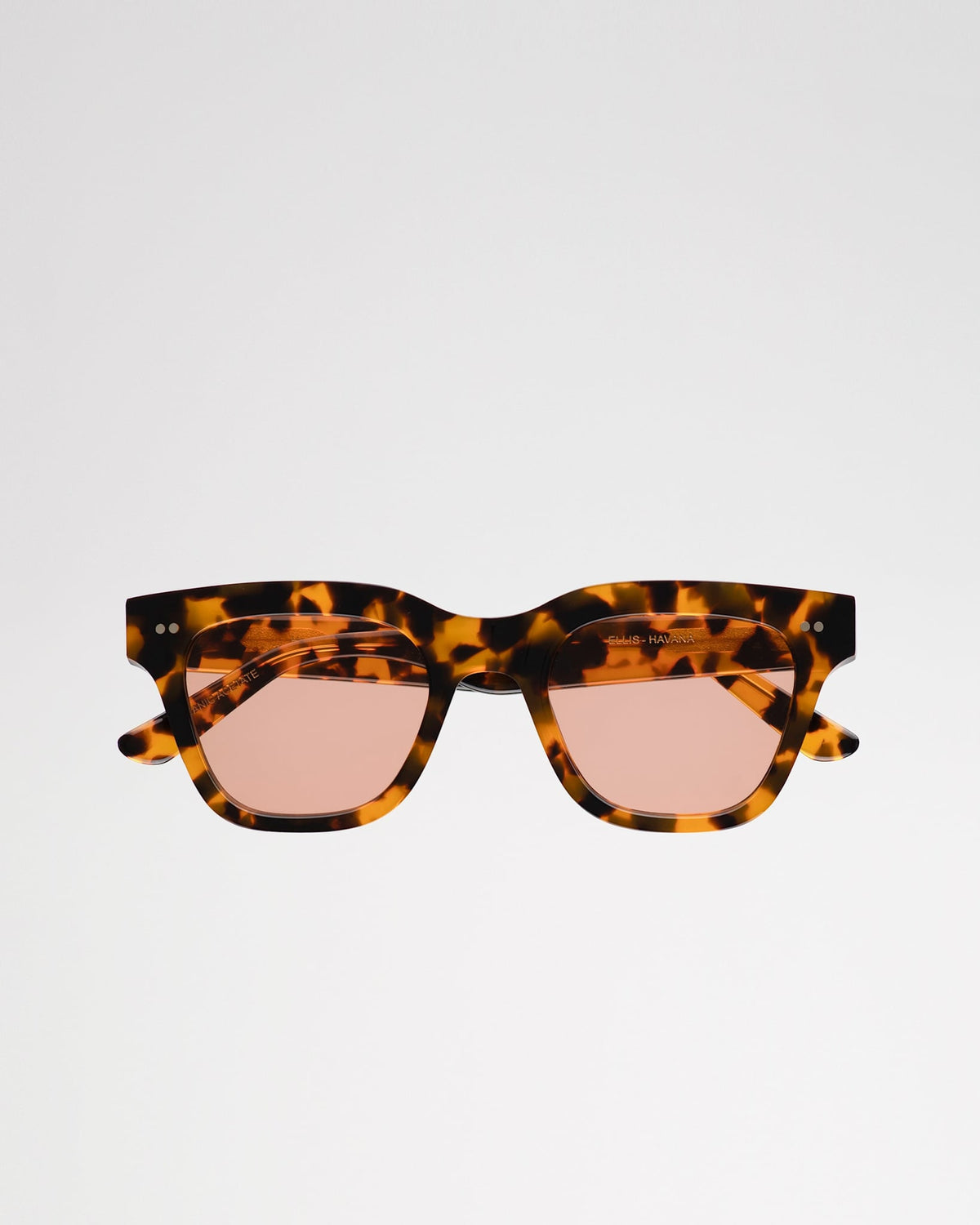Ellis Havana - orange solid lens