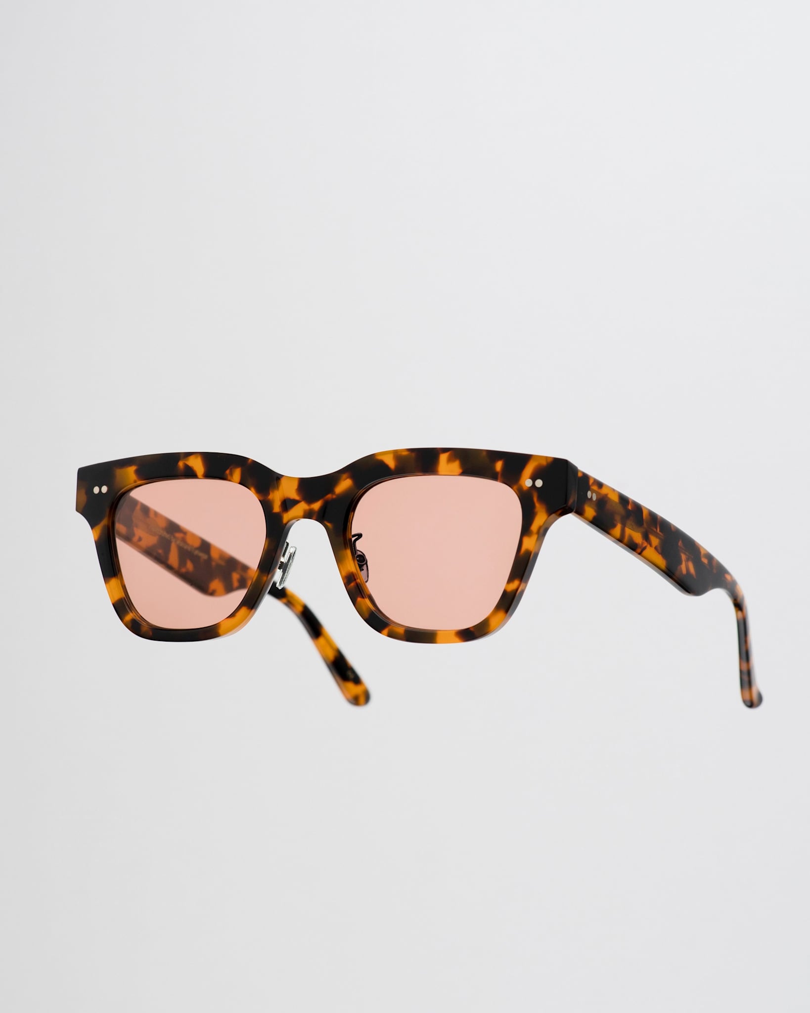 Ellis Havana - orange solid lens
