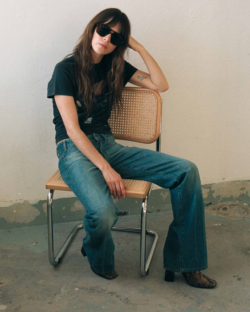 Jet Amber - green solid lens