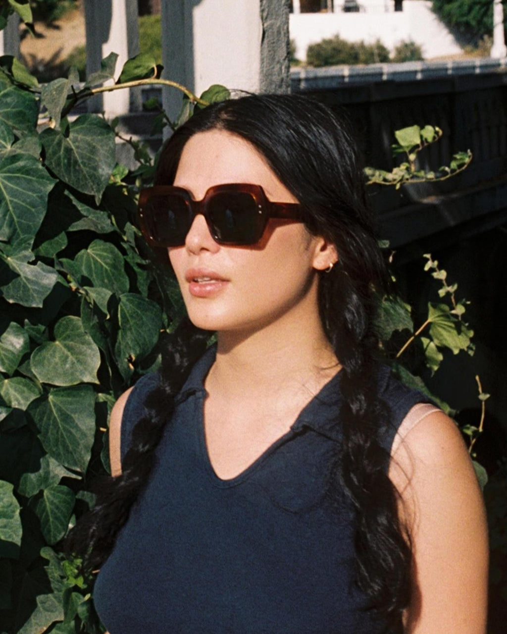 Kaia Amber - green solid lens