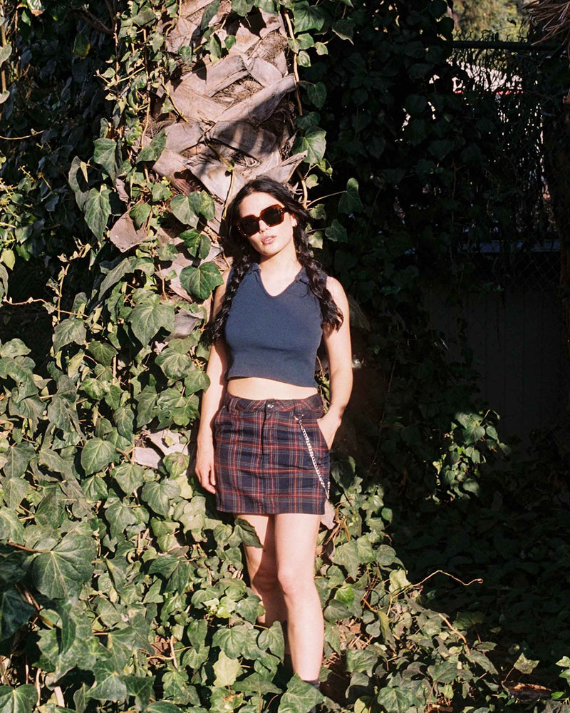 Kaia Amber - green solid lens