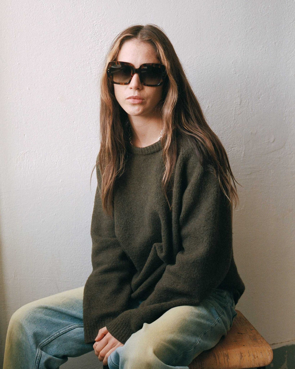 Kaia Havana - grey gradient lens
