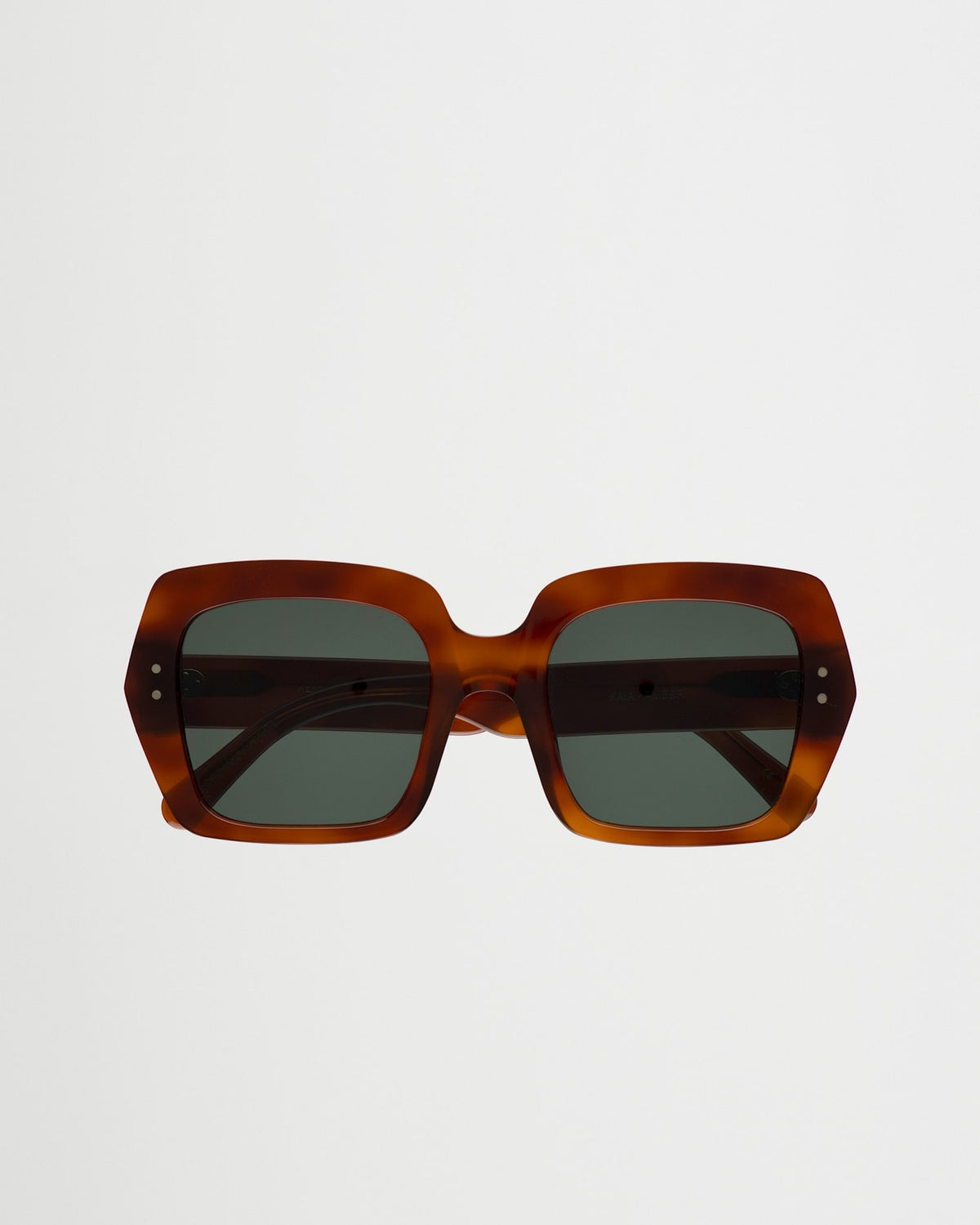 Kaia Amber - green solid lens