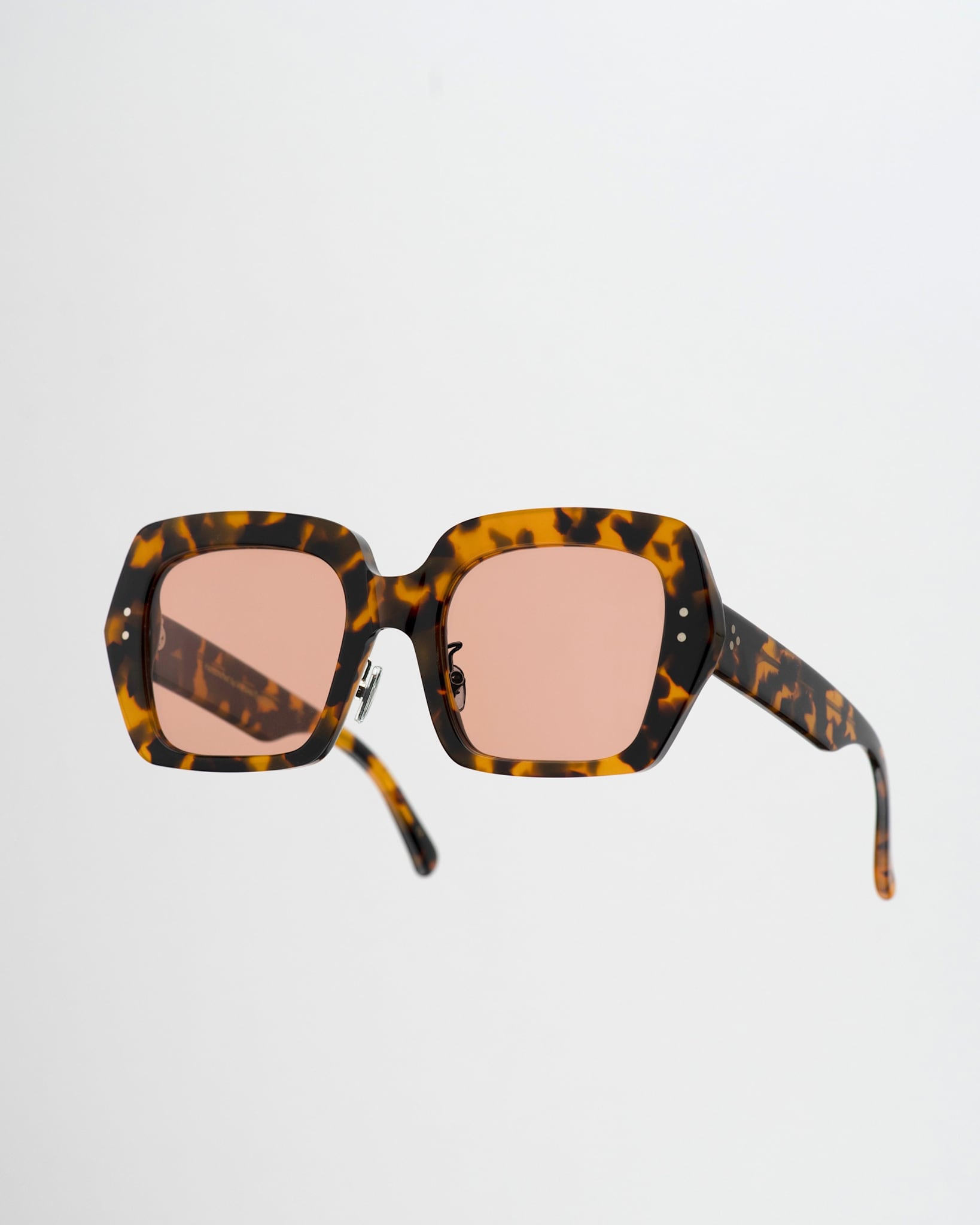 Kaia Havana - orange solid lens