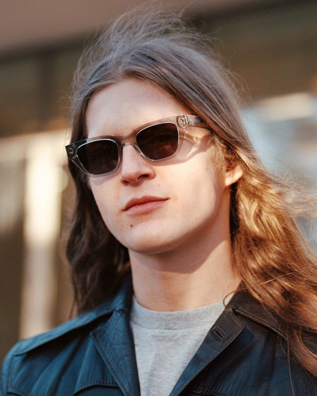 Memphis Grey - grey solid lens